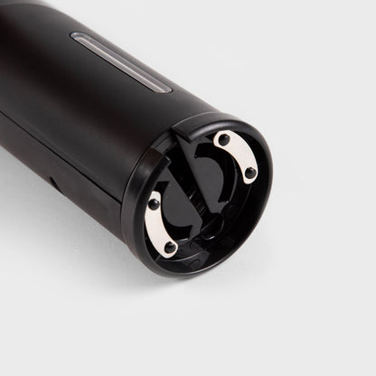 ALCOLE Electric Black Corkscrew - Compact Wine Opener