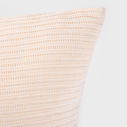 Ecru Chenille Pillowcase 45x45 cm
