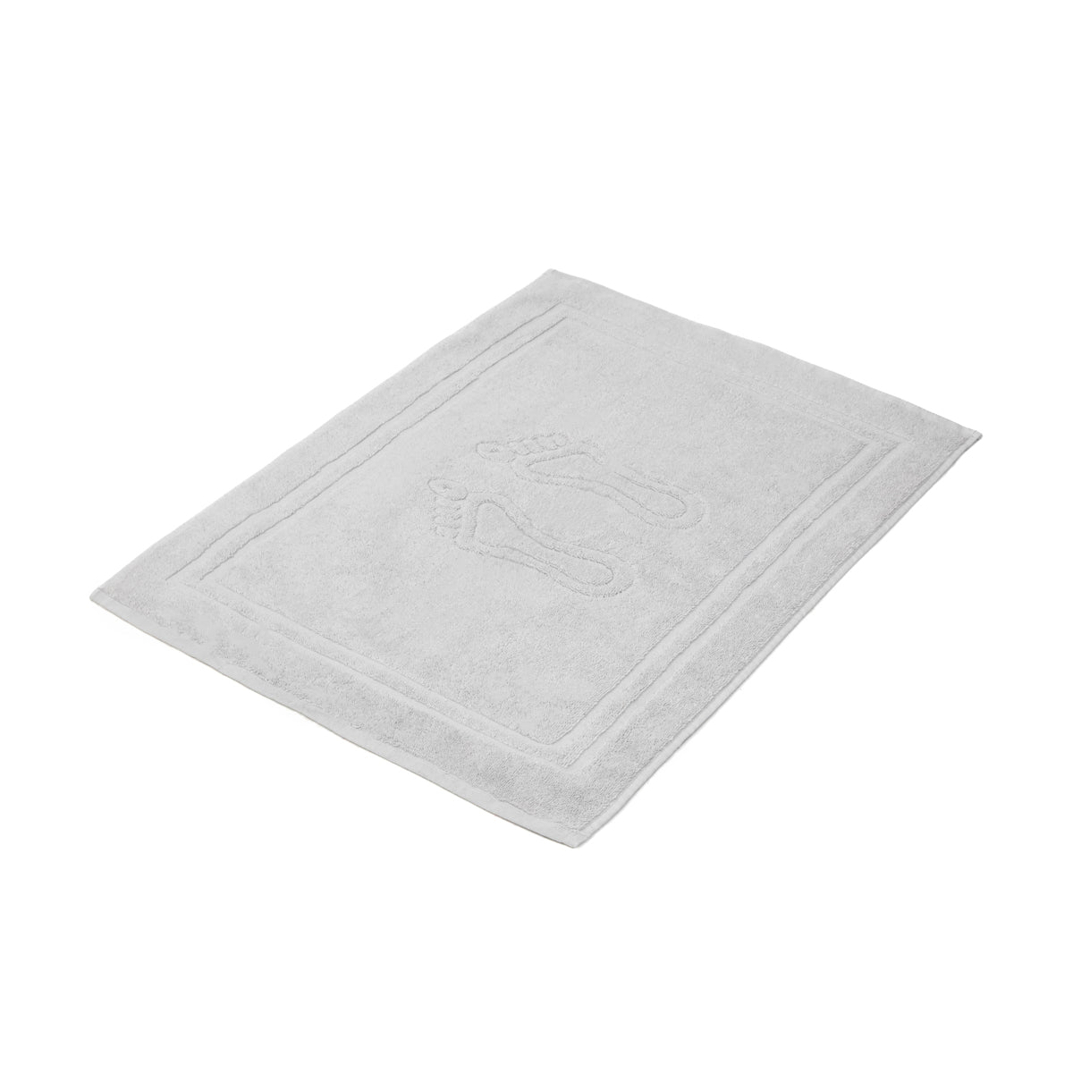 Cornel Cotton Grey Hotel Footer Rug 50x70 cm