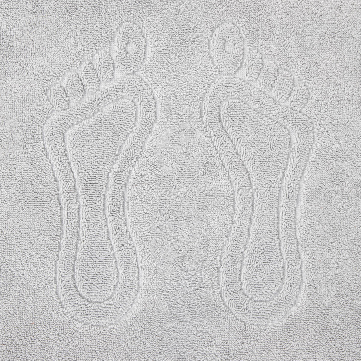Cornel Cotton Grey Hotel Footer Rug 50x70 cm