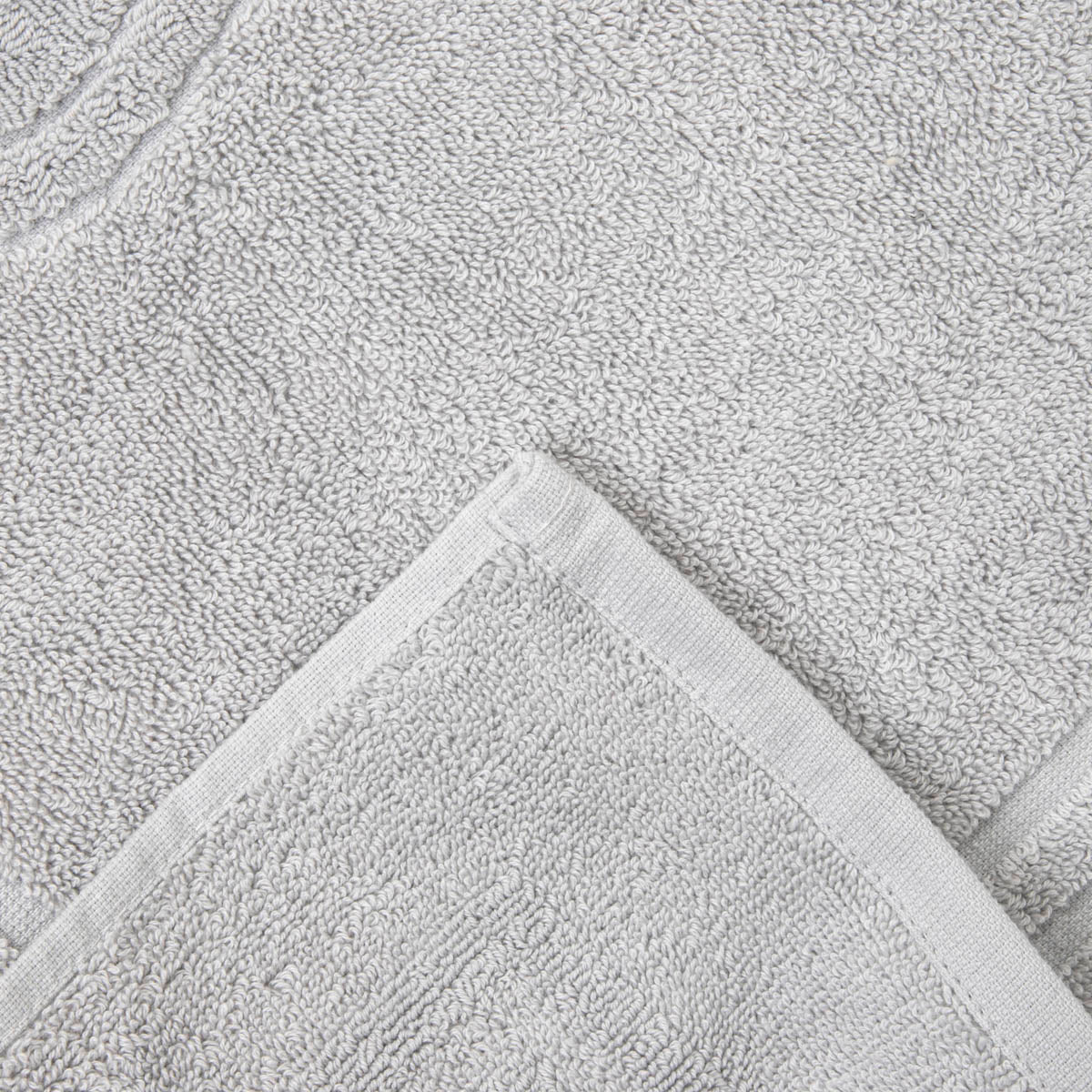 Cornel Cotton Grey Hotel Footer Rug 50x70 cm
