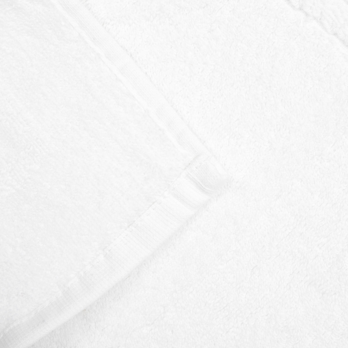 CORNEL Cotton White Hotel Footer Rug 50x70 cm