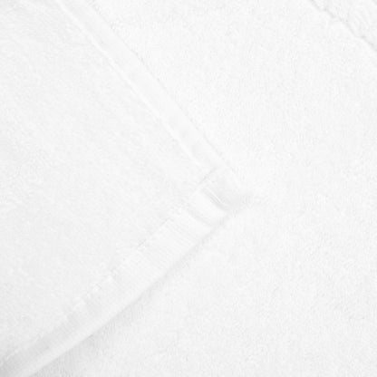 CORNEL Cotton White Hotel Footer Rug 50x70 cm