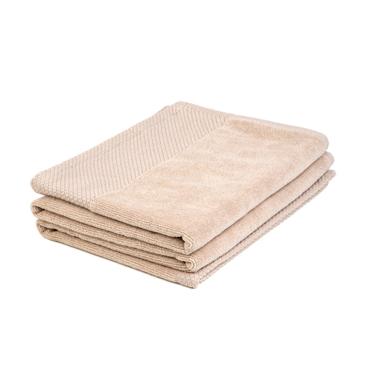 BOWIE Velour Beige Towel 50x90 cm