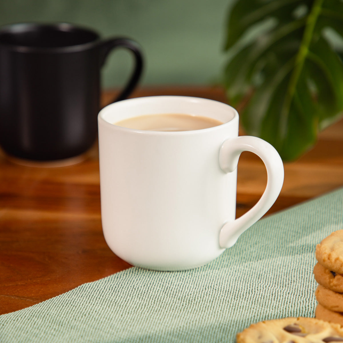 FAMELIO White Ceramic Mug 0.4L