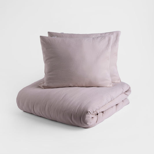 MAISY Microfibre Beige Bedding Set 160x200 cm with 2 Pillowcases