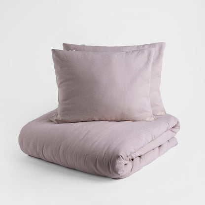 MAISY Microfibre Beige Bedding Set 220x200 cm with Pillowcases