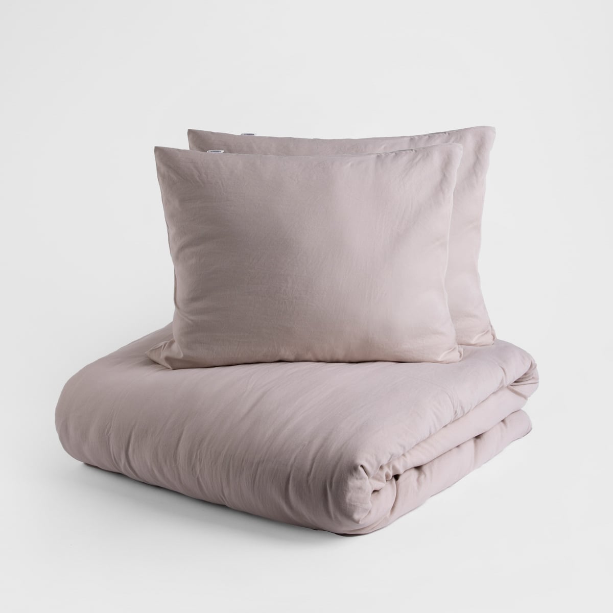 MAISY Microfibre Beige Bedding Set 220x200 cm with Pillowcases