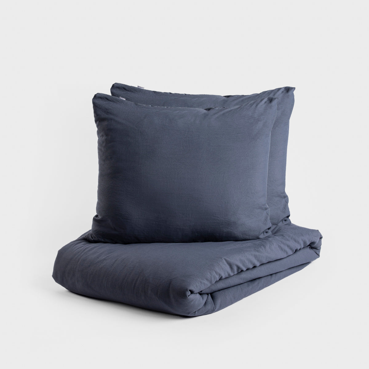 MAISY Microfibre Grey Bedding Set 140x200 cm with Pillowcases