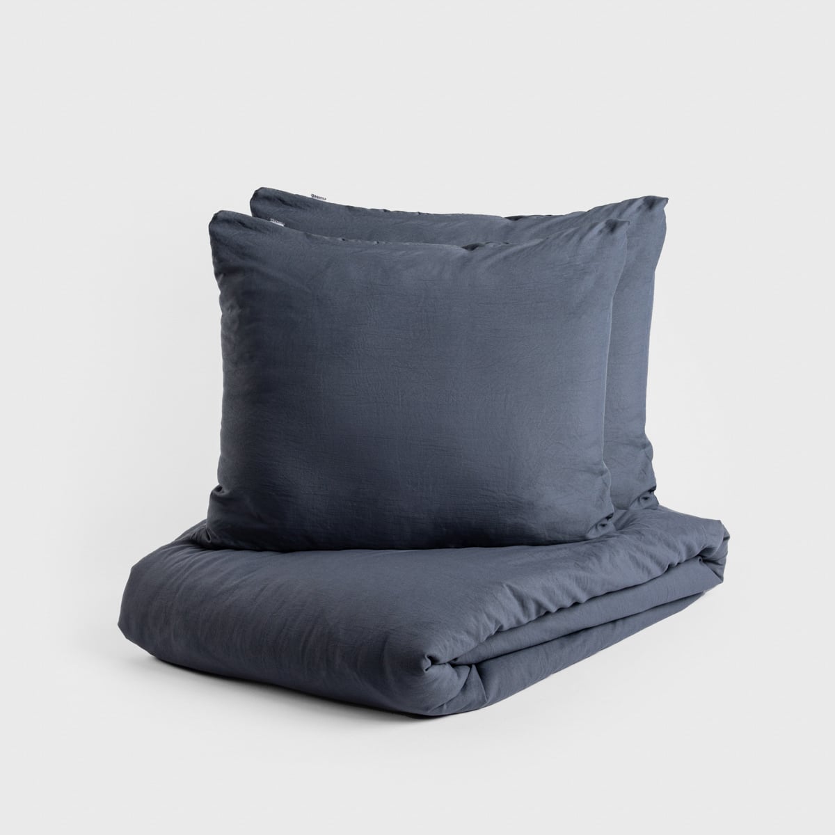 MAISY Microfibre Grey Bedding Set 140x200 cm with Pillowcases