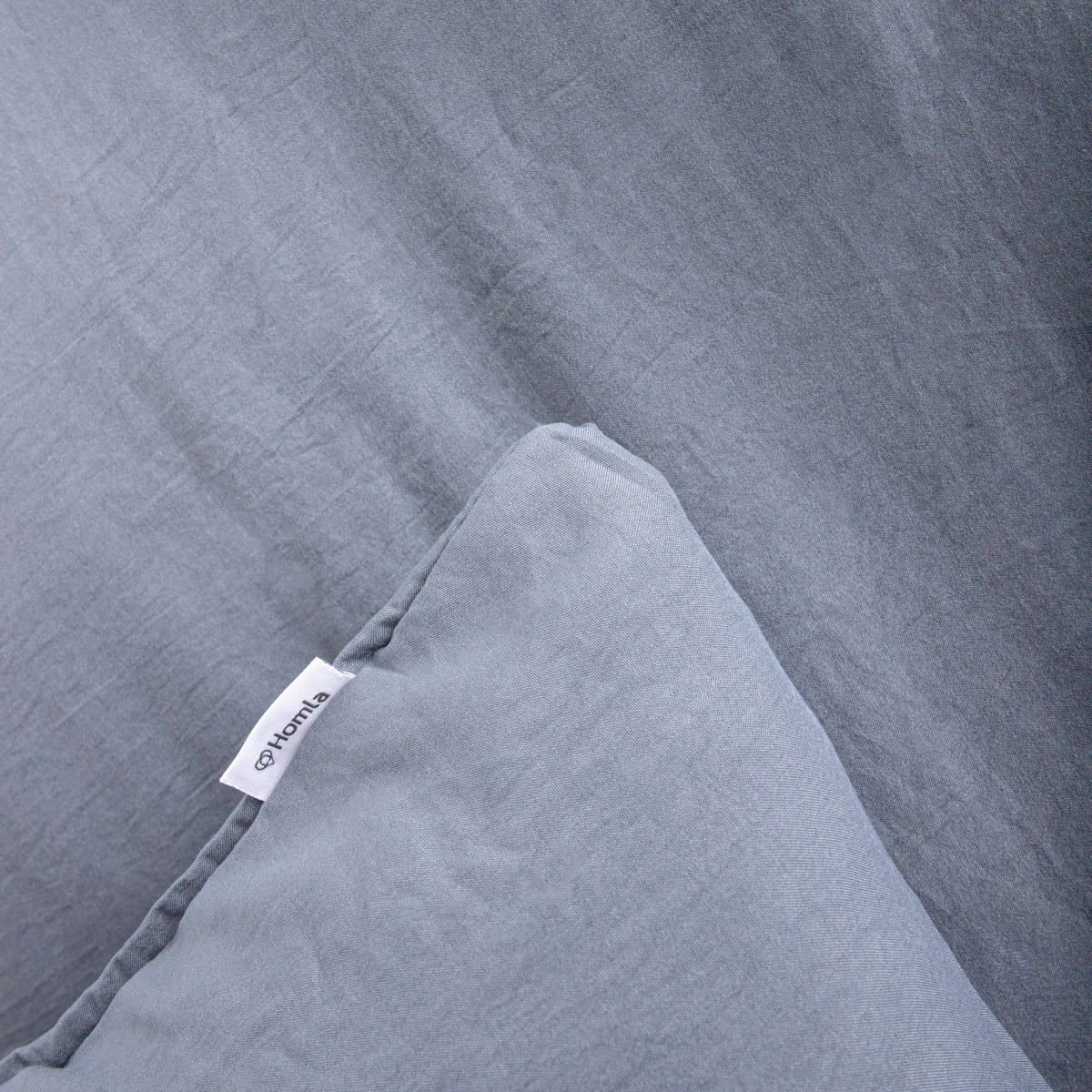 MAISY Microfibre Grey Bedding Set 140x200 cm with Pillowcases