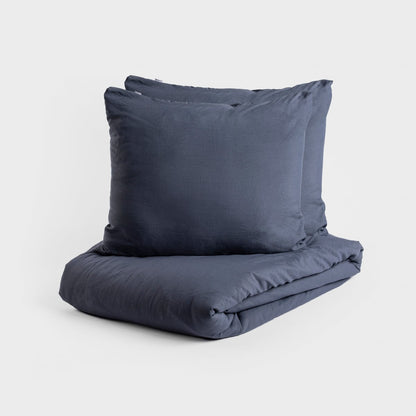 MAISY Microfibre Grey Bedding Set 160x200 cm with 2 Pillowcases