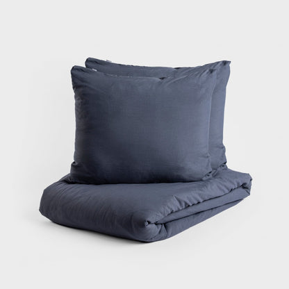 MAISY Microfibre Grey Bedding Set 220x200 cm with 2 Pillowcases