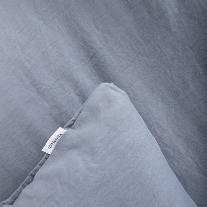 MAISY Microfibre Grey Bedding Set 220x200 cm with 2 Pillowcases