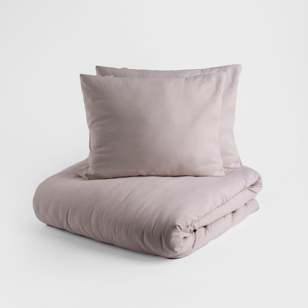 MAISY Microfibre Beige Bedding Set 140x200 cm with Pillowcases