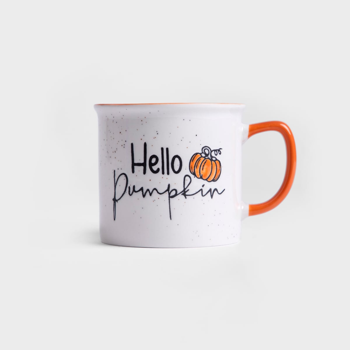 GHOST TOWN Ceramic Mug Hello Pumpkin with Orange Handle 0.4L