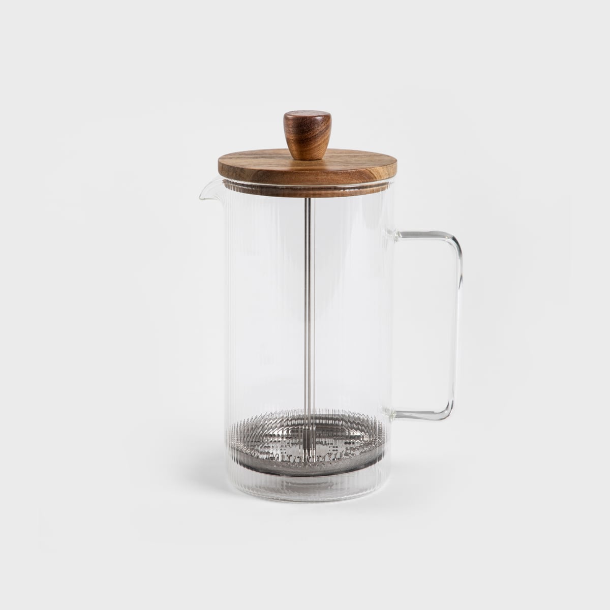 Carlos Tea Infuser Brewer with Acacia Lid - 1 Liter