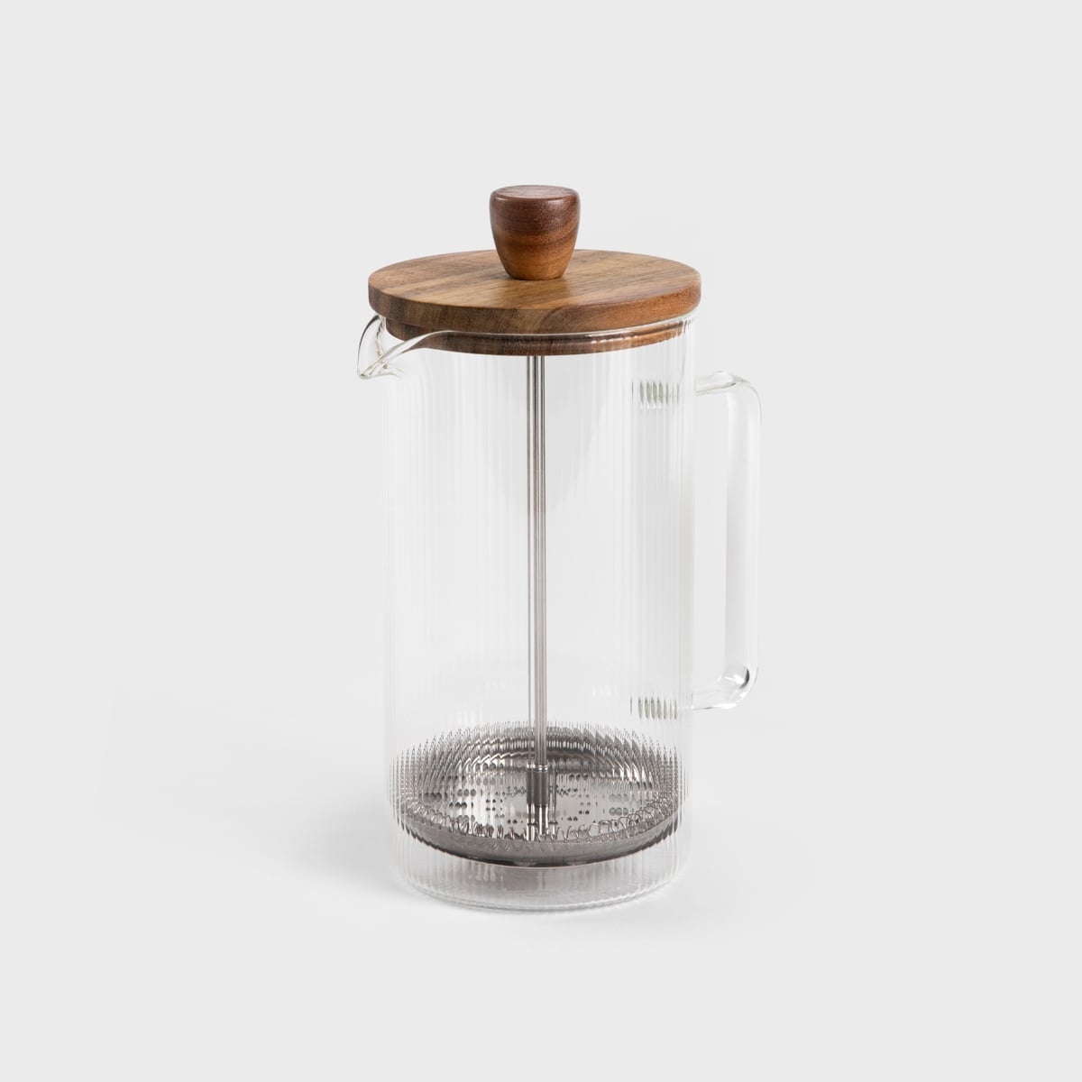 Carlos Tea Infuser Brewer with Acacia Lid - 1 Liter