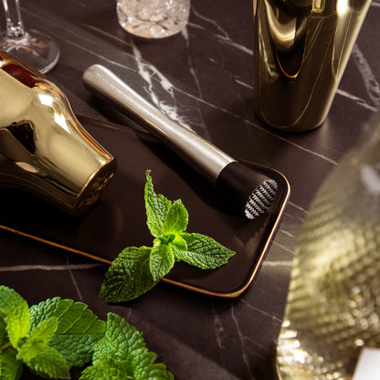 ALCOLE Pestle for Drinks - Ergonomic Cocktail Muddler 20.5 cm