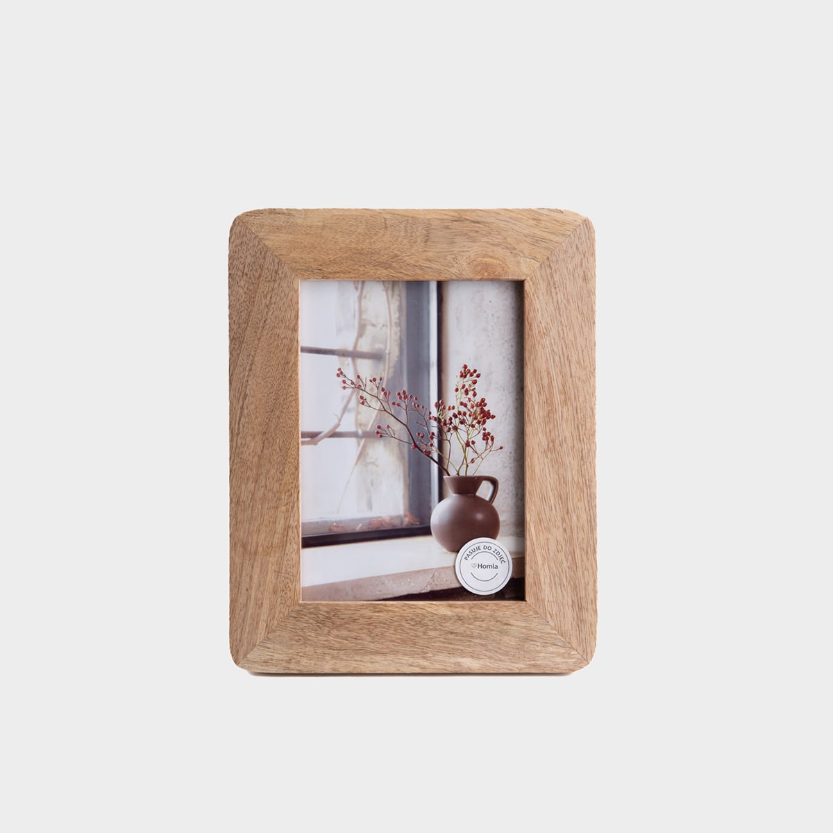 ABESÉ Wooden Photo Frame 10x15 cm Natural Finish