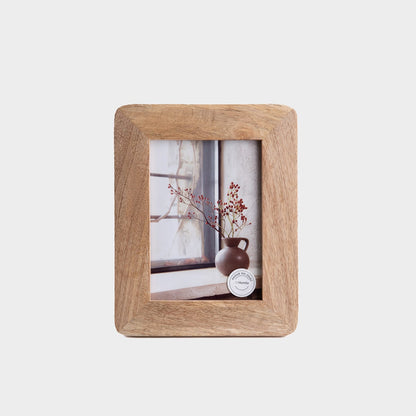 ABESÉ Wooden Photo Frame 10x15 cm Natural Finish