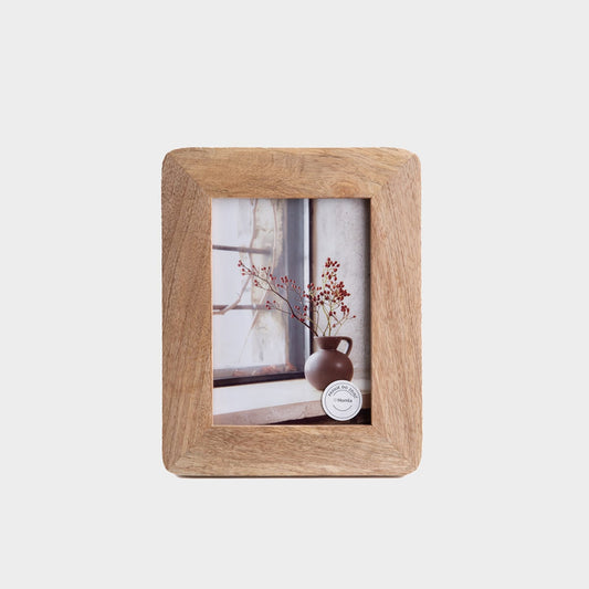ABESÉ Wooden Photo Frame 10x15 cm Natural Finish
