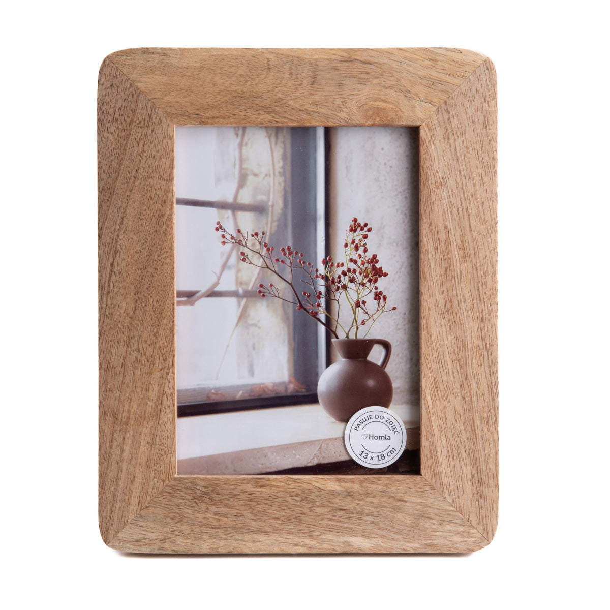 ABESÉ Wooden Photo Frame 13x18 cm Natural Wood