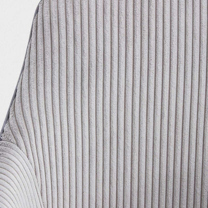 PESA Chair in Combined Grey Fabric with Wooden Legs 60x56x82 cm