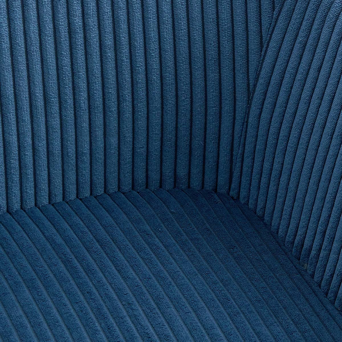 PEMA Corduroy Navy Blue Chair 60x56x82 cm