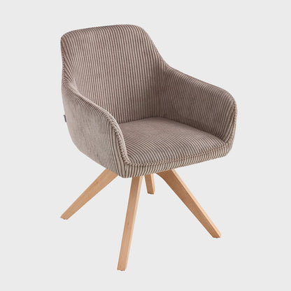 PEMA Corduroy Brown Chair 56x50x50 cm