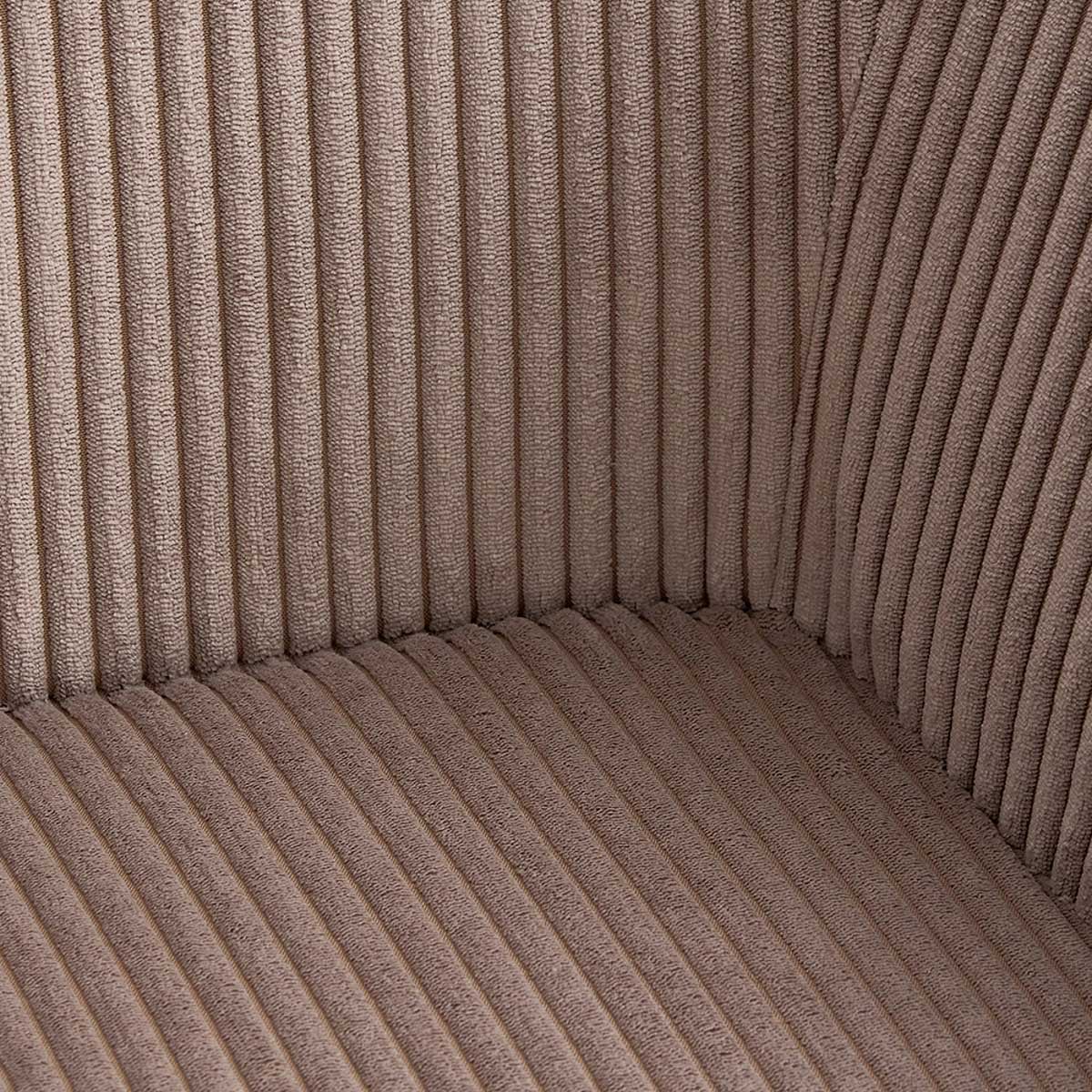 PEMA Corduroy Brown Chair 56x50x50 cm