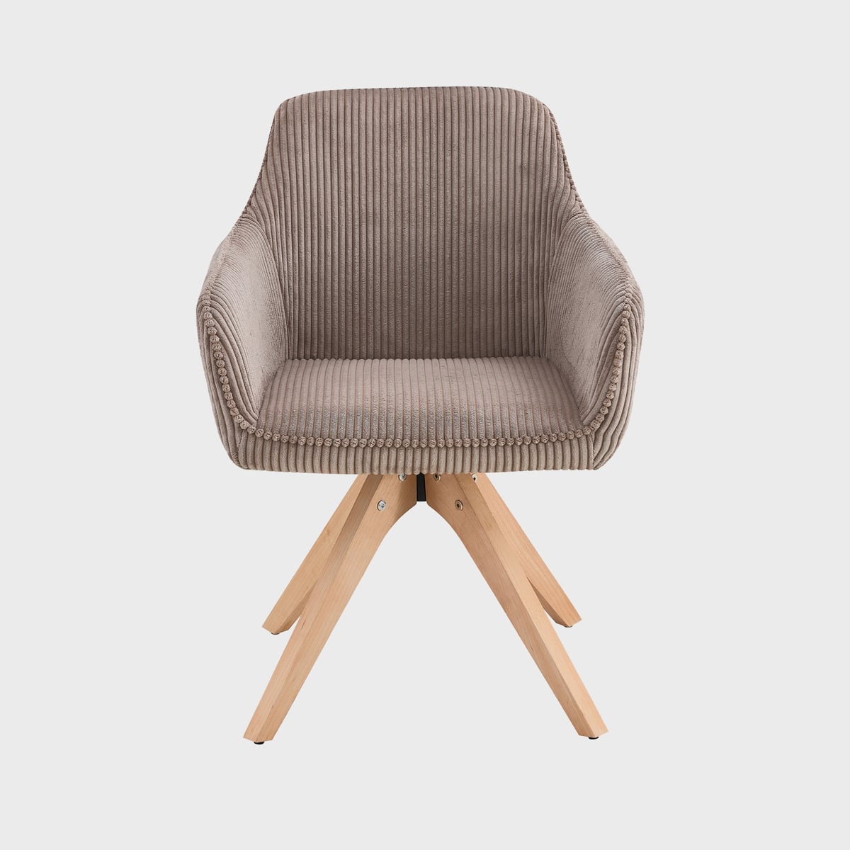 PEMA Corduroy Brown Chair 56x50x50 cm