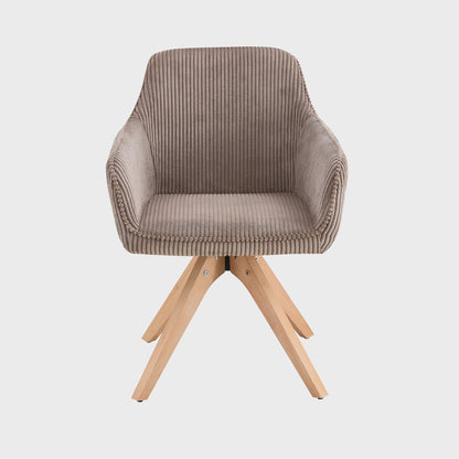PEMA Corduroy Brown Chair 56x50x50 cm