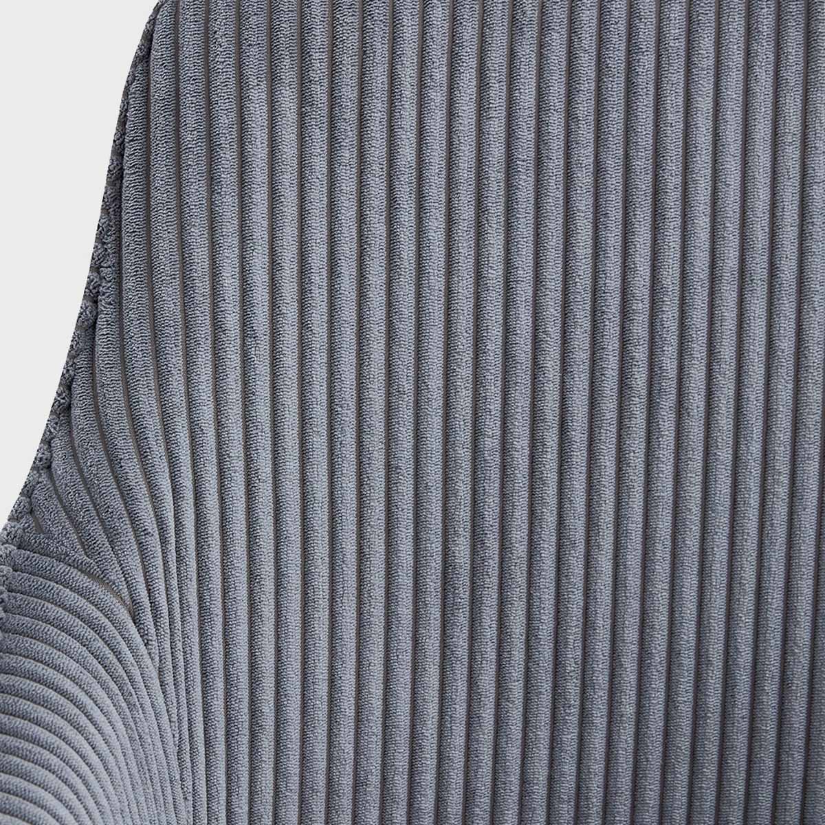 PEMA Corduroy Dark Grey Chair 60x56x82 cm