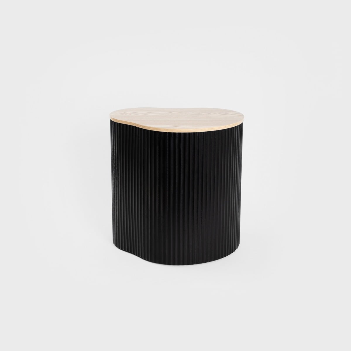 GEBO Black Coffee Table 47x37x47.5 cm - Modern Minimalist Design