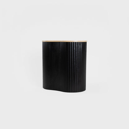 GEBO Black Coffee Table 47x37x47.5 cm - Modern Minimalist Design