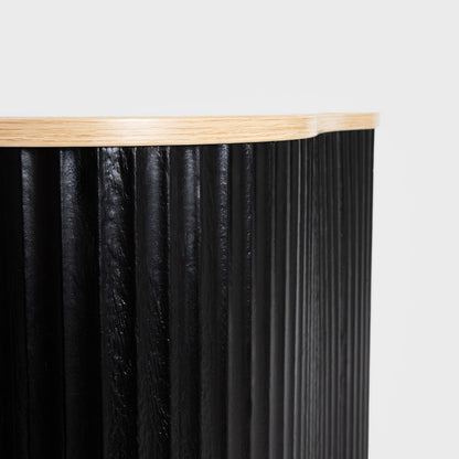 GEBO Black Coffee Table 47x37x47.5 cm - Modern Minimalist Design