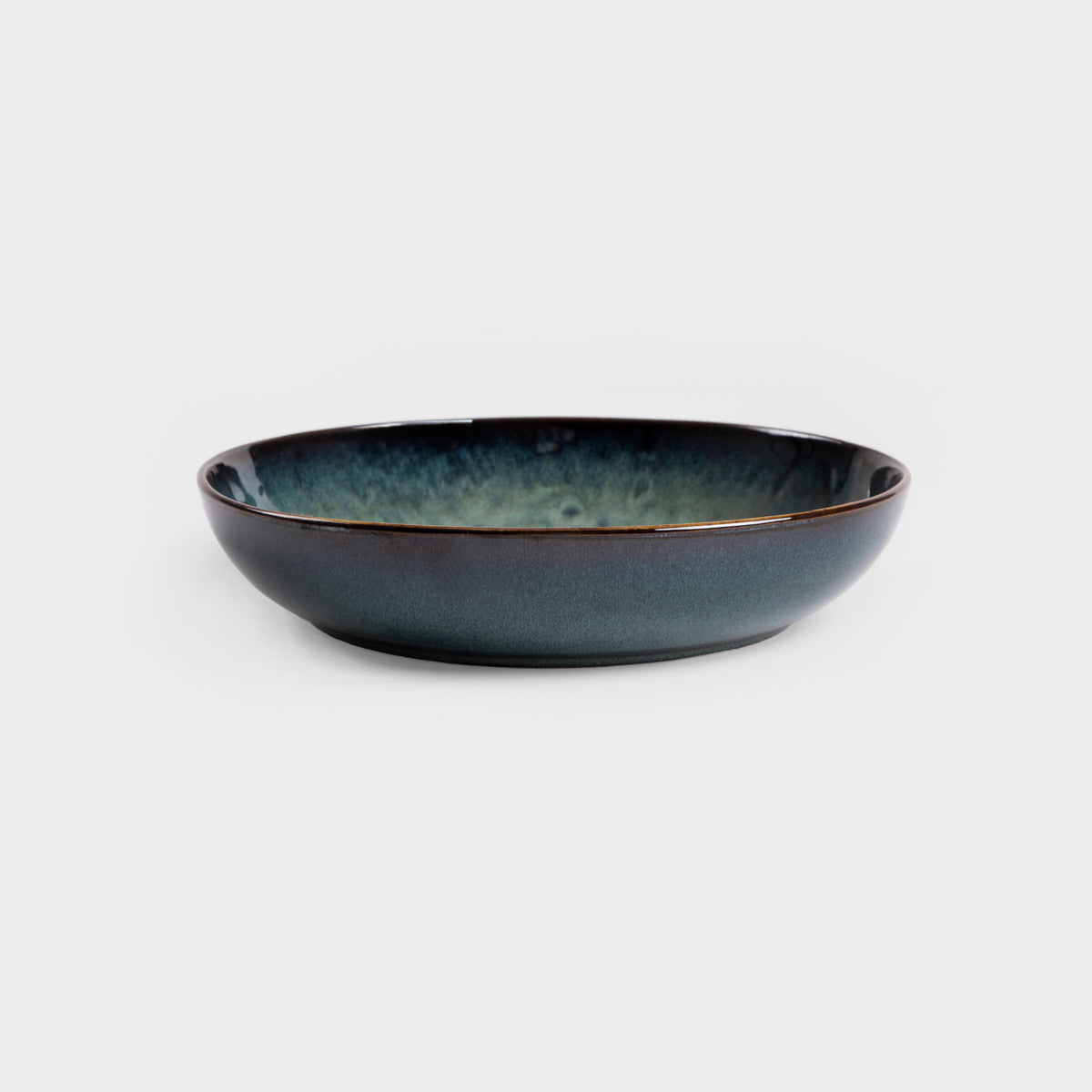MIDO Deep Dark Green Stoneware Plate 21.5 cm