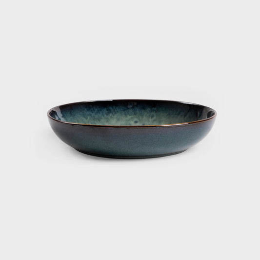 MIDO Deep Dark Green Stoneware Plate 21.5 cm