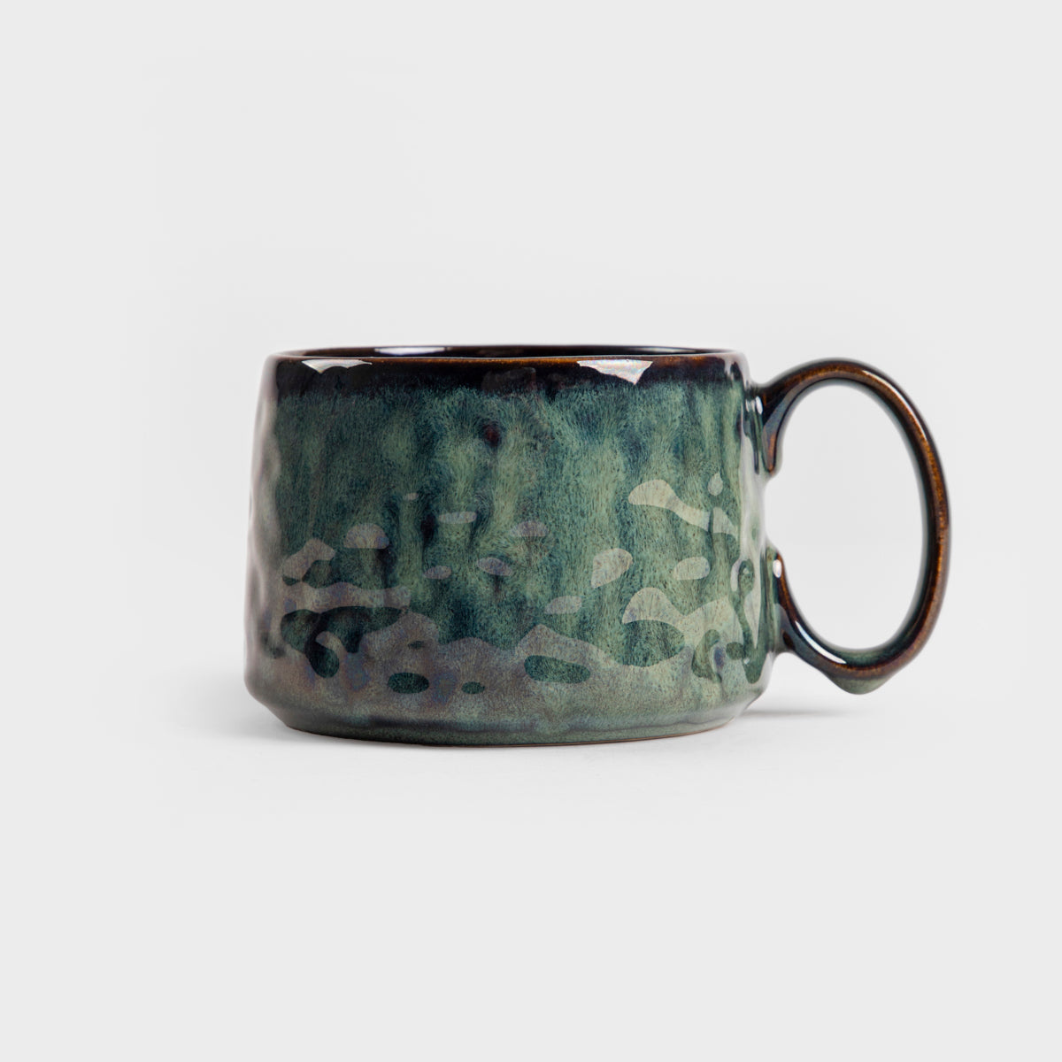 MIDO Low Dark Green Ceramic Mug 0.45L