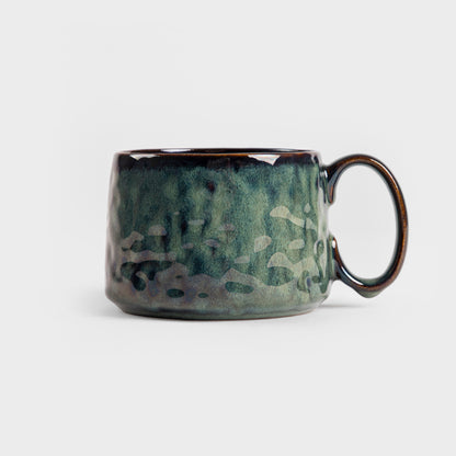 MIDO Low Dark Green Ceramic Mug 0.45L