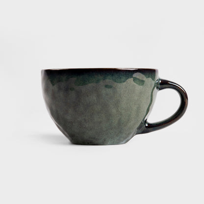 MIDO Dark Green Ceramic Mug 0.37L