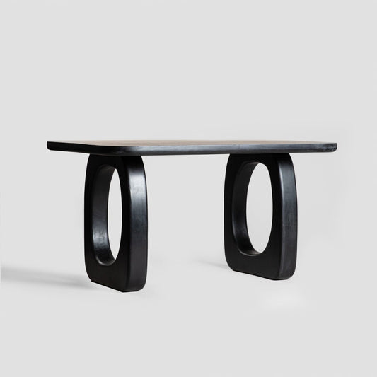 ASTIR Solid Mango Wood Black Table 160x100x76 cm
