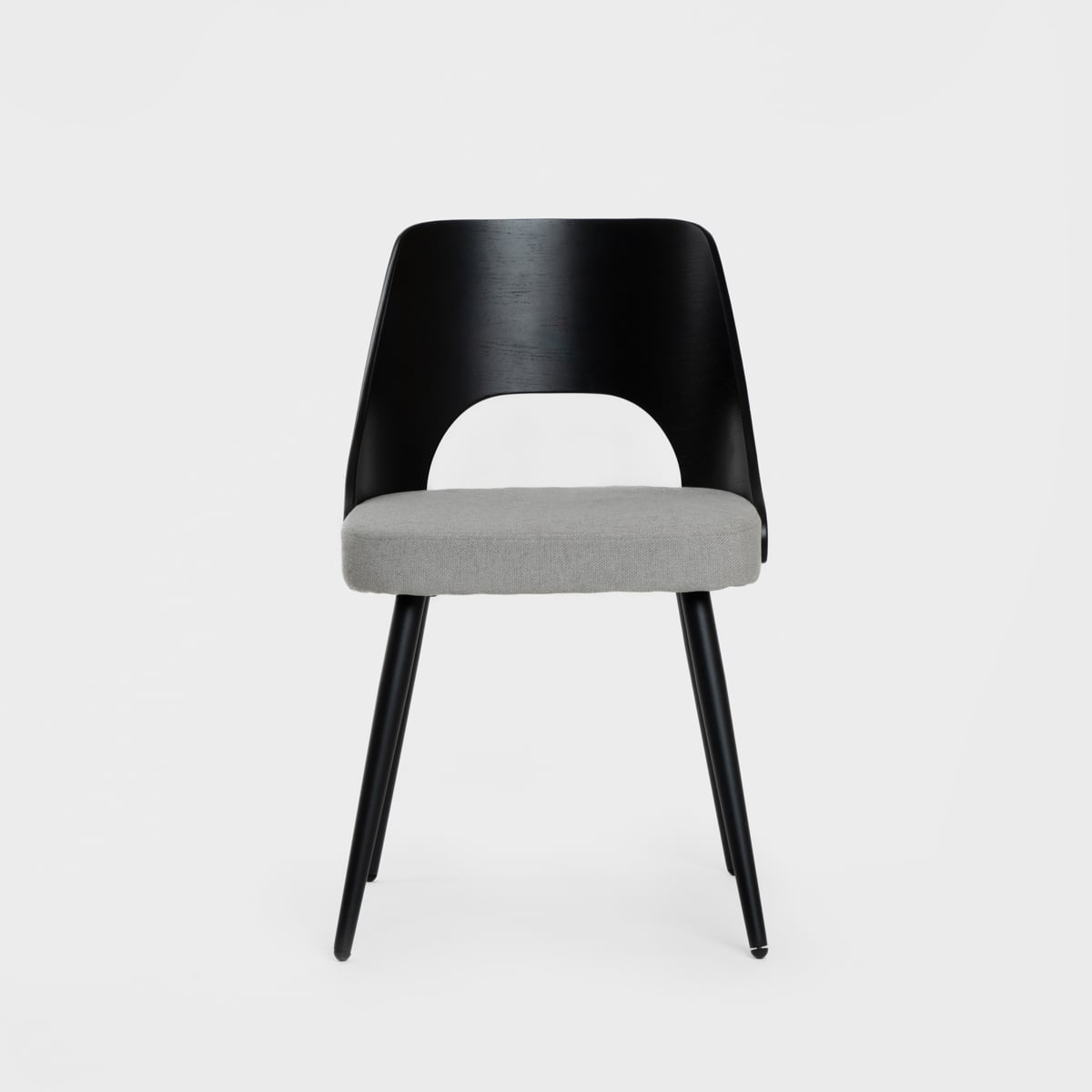 HELIC Black Chair - 54x48x76cm Indoor Seating
