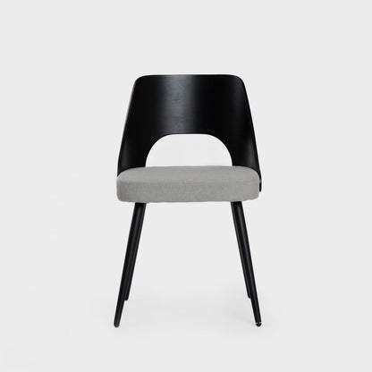 HELIC Black Chair - 54x48x76cm Indoor Seating