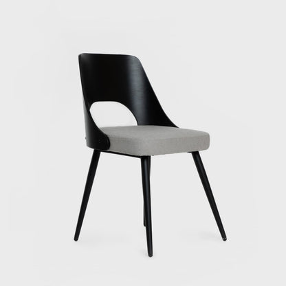 HELIC Black Chair - 54x48x76cm Indoor Seating