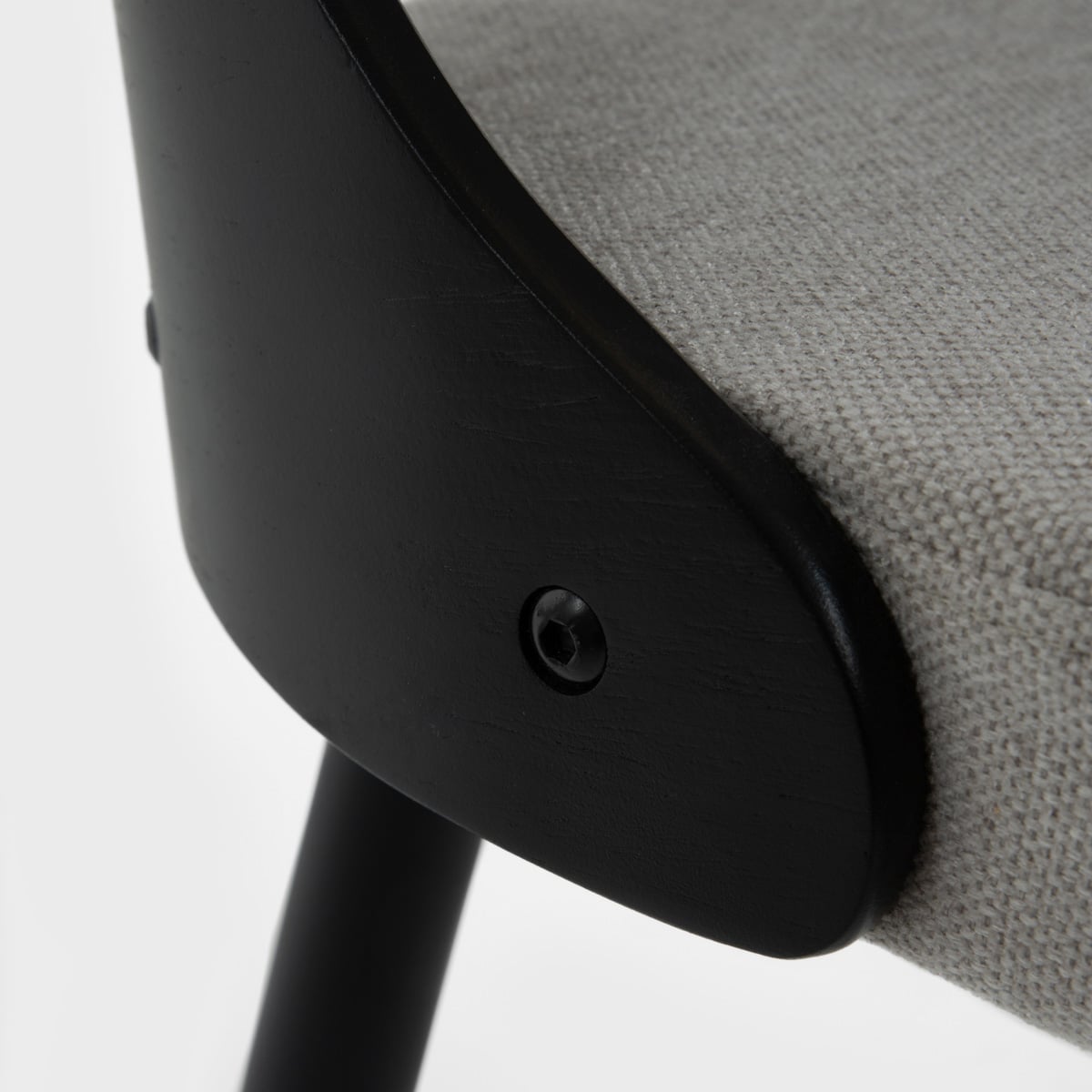 HELIC Black Chair - 54x48x76cm Indoor Seating