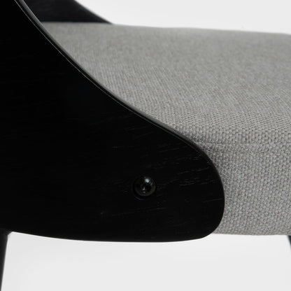 HELIC Black Chair - 54x48x76cm Indoor Seating