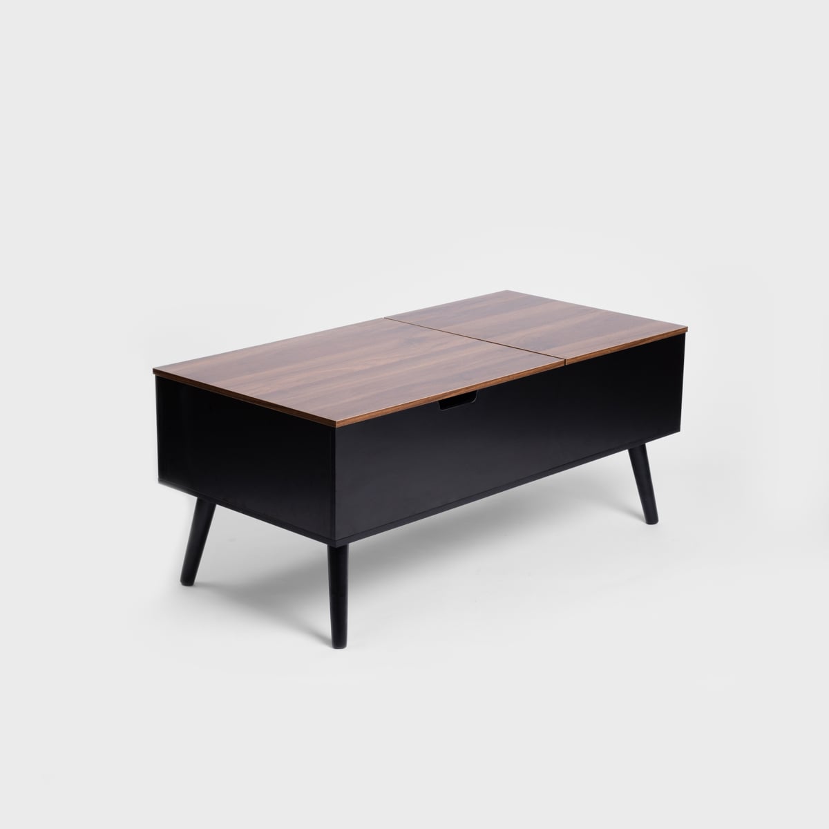 ANZABI Coffee Table with Lift Top Brown 105x50x43 cm