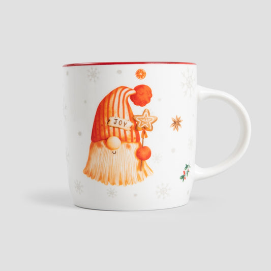 Ceramic Christmas Gnome Mug 320ml